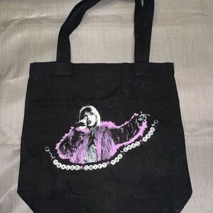Taylor Swift Black and Purple Tote Bag with original Key Chair